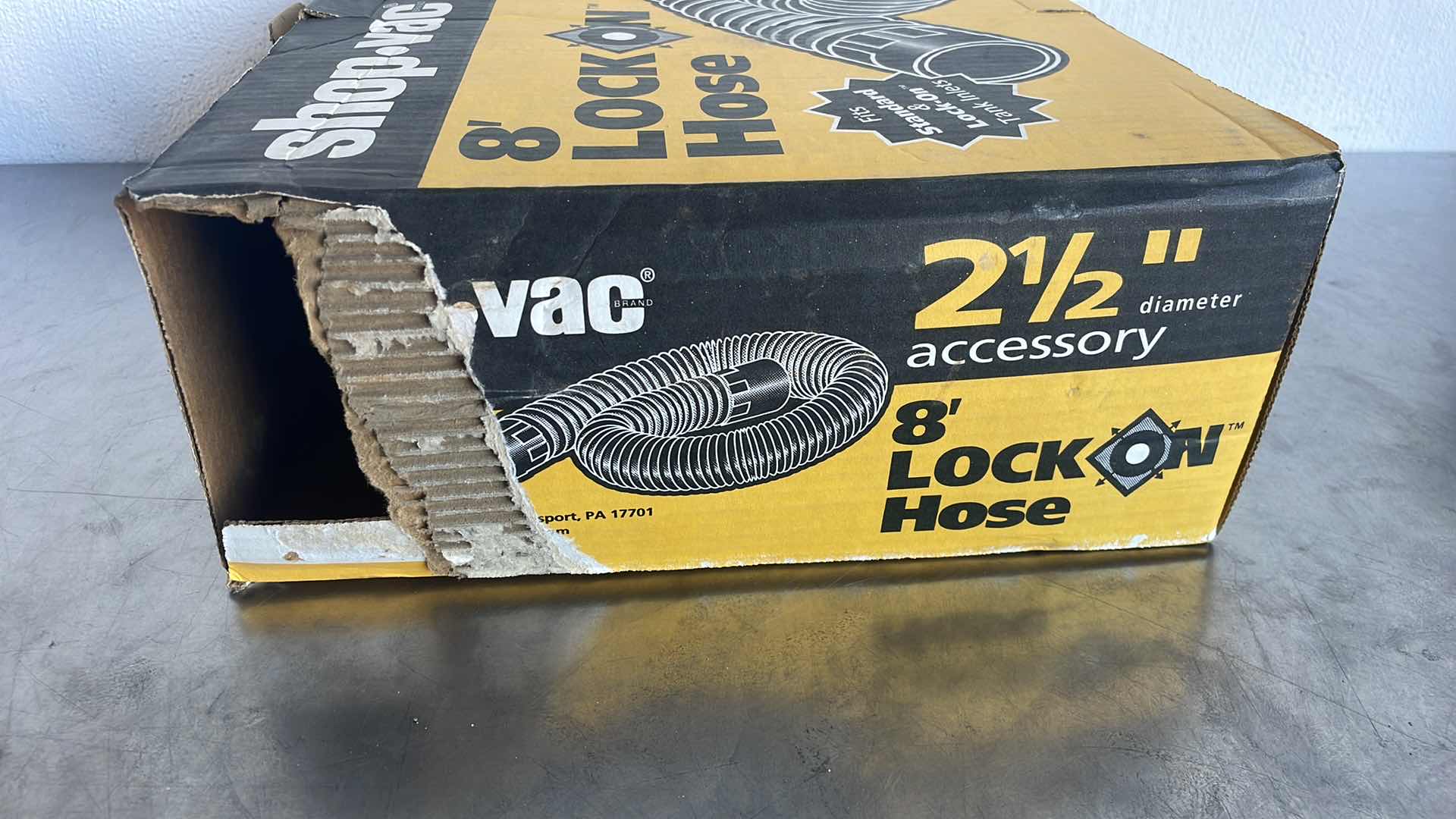 Photo 2 of SHOP VAC 2-1/2” 8’ LOCK ON HOSE