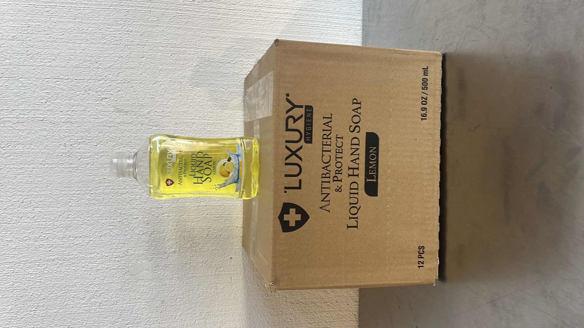 Photo 1 of LUXURY ANTIBACTERIAL LIQUID HAND SOAP LEMON 12-16.9FL OZ