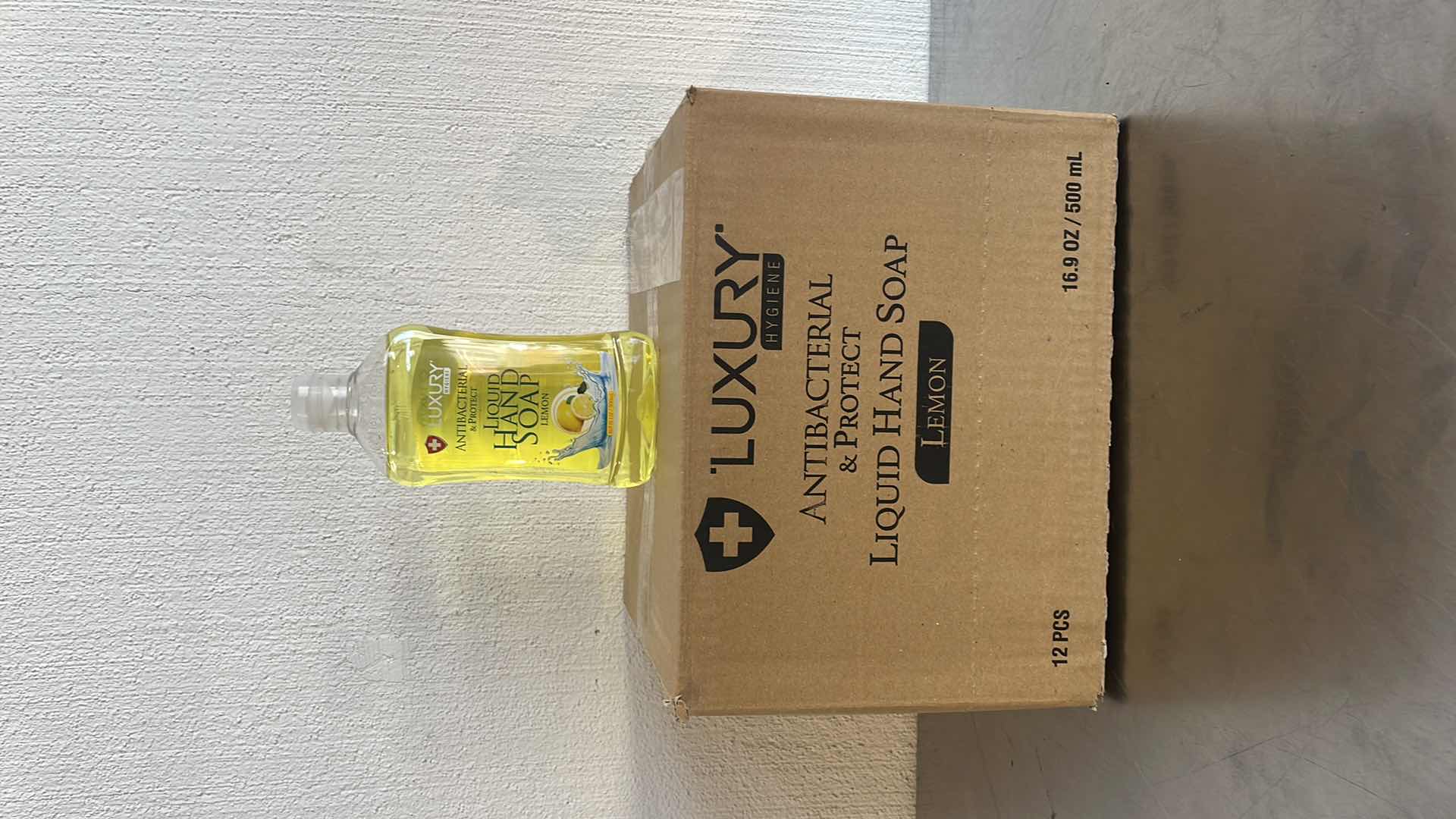 Photo 1 of LUXURY ANTIBACTERIAL LIQUID HAND SOAP LEMON 12-16.9FL OZ