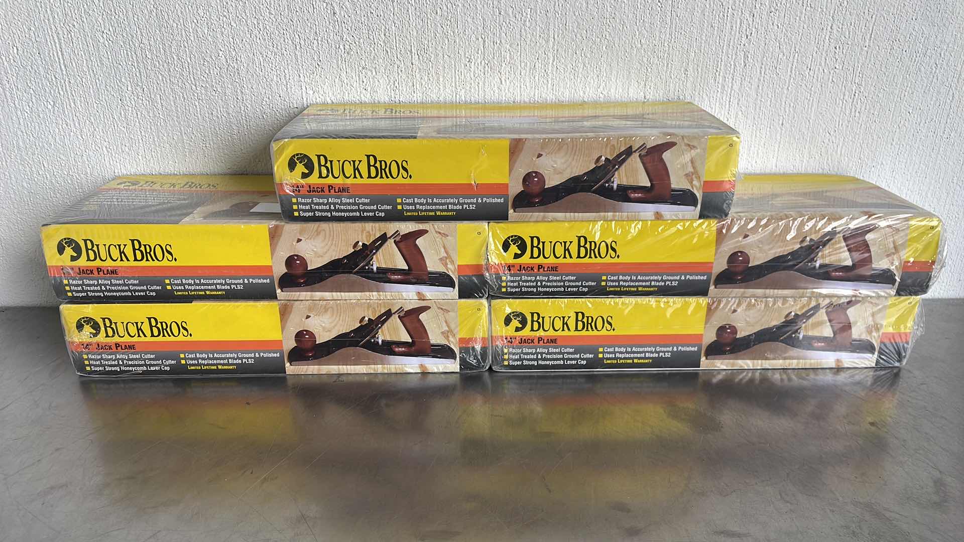 Photo 1 of BUCK BROS. 14 INCH 14" JACK PLANE NO. 5 2" CUTTER 14" BASE (5) FACTORY SEALED