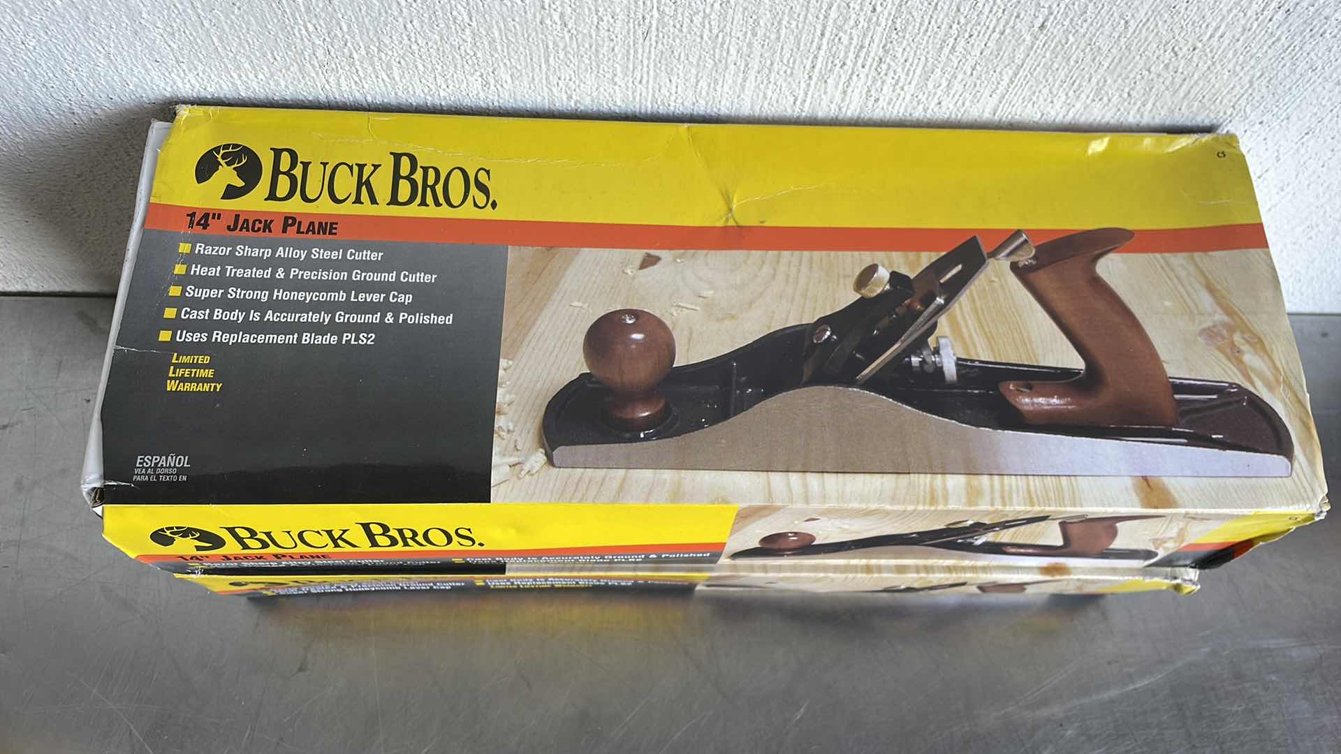 Photo 7 of BUCK BROS. 14 INCH 14" JACK PLANE NO. 5 2" CUTTER 14" BASE (4) NEW BUT OUT OF PLASTIC