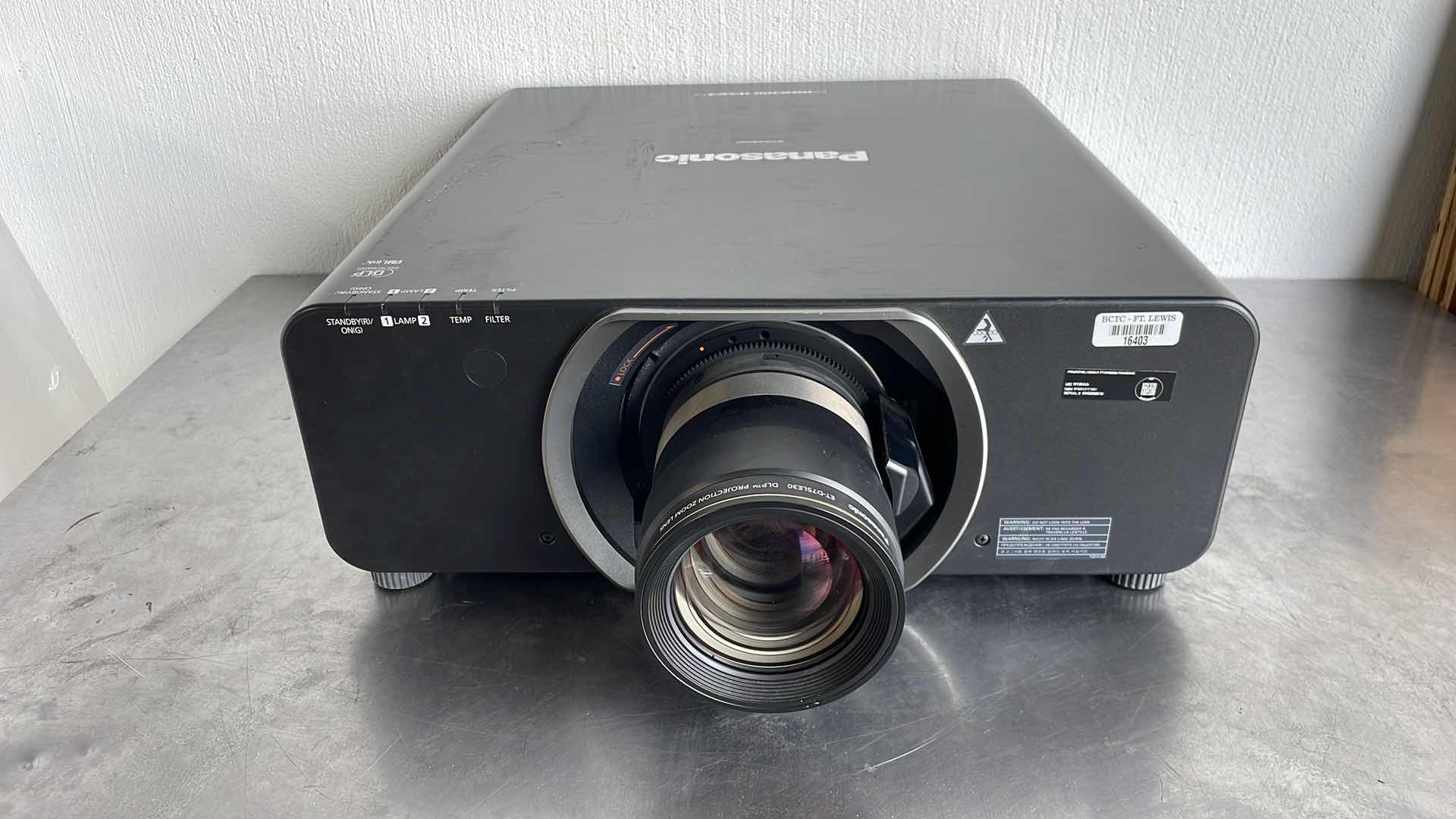 Photo 2 of PANASONIC DLP PROJECTOR MODEL PT-DW8300U LARGE VENUE PROJECTOR