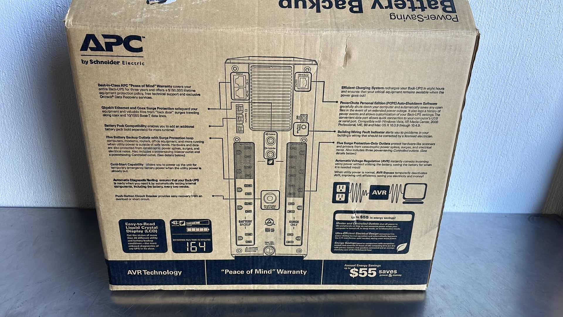 Photo 3 of APC POWER SAVING BATTERY BACKUP 1500VA 10 OUTLETS