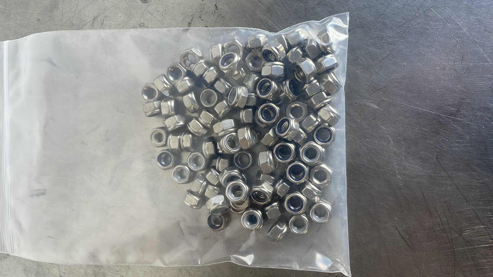 Photo 1 of M8 - 1.25 316 SS LOCKNUT 100PCS