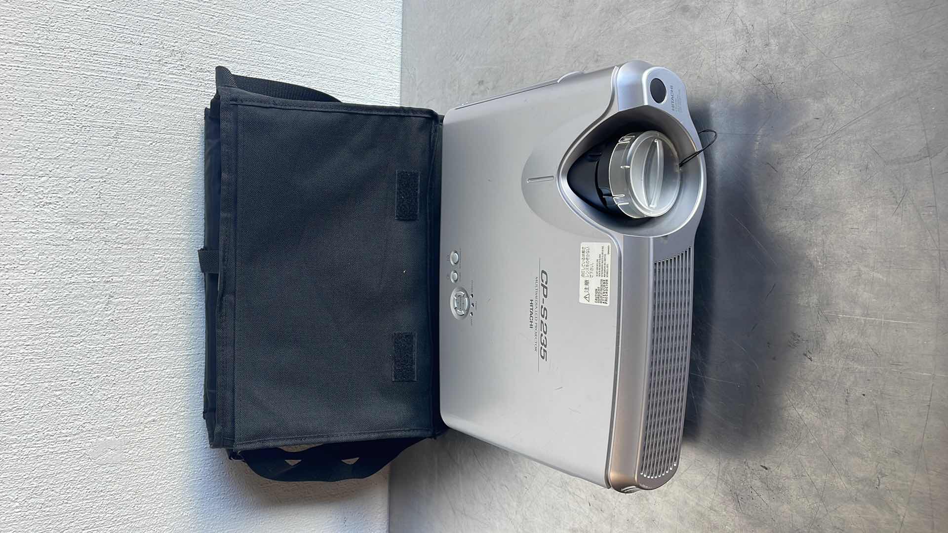 Photo 1 of HITACHI MULTIMEDIA LCD PROJECTOR CP-S235 WITH CASE