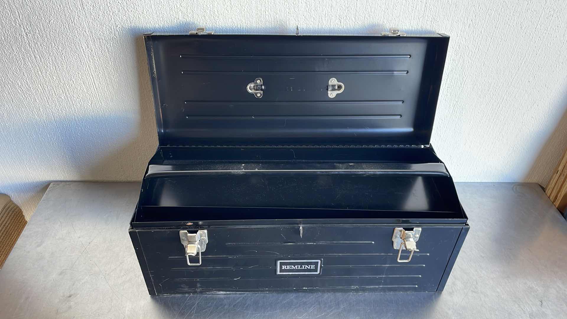 Photo 2 of REMILINE TOOL BOX 22” X 9” X 9”