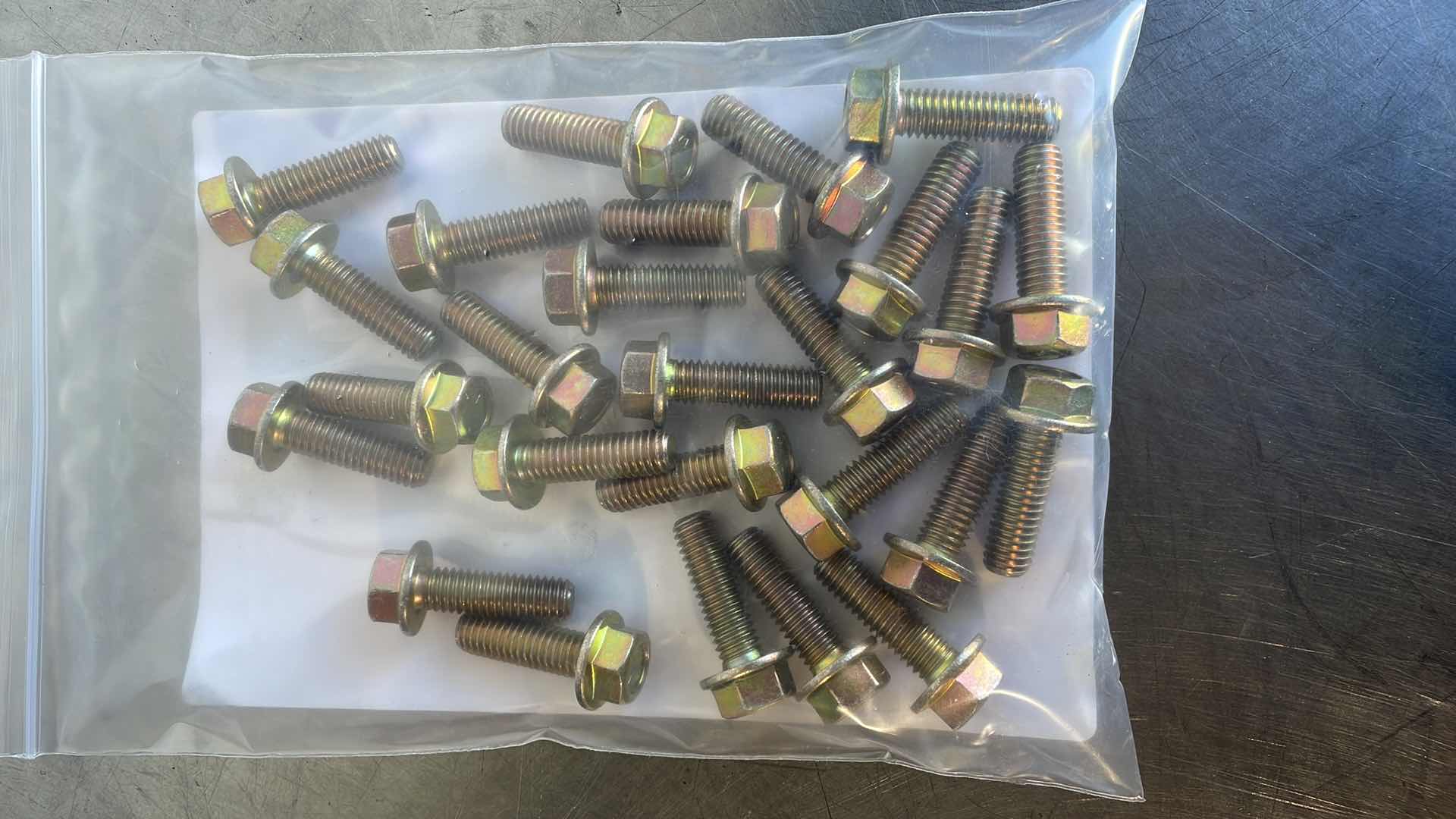 Photo 1 of 3/8-16 x 1.25” FLANGE BOLT
GRADE 5
25 PCS