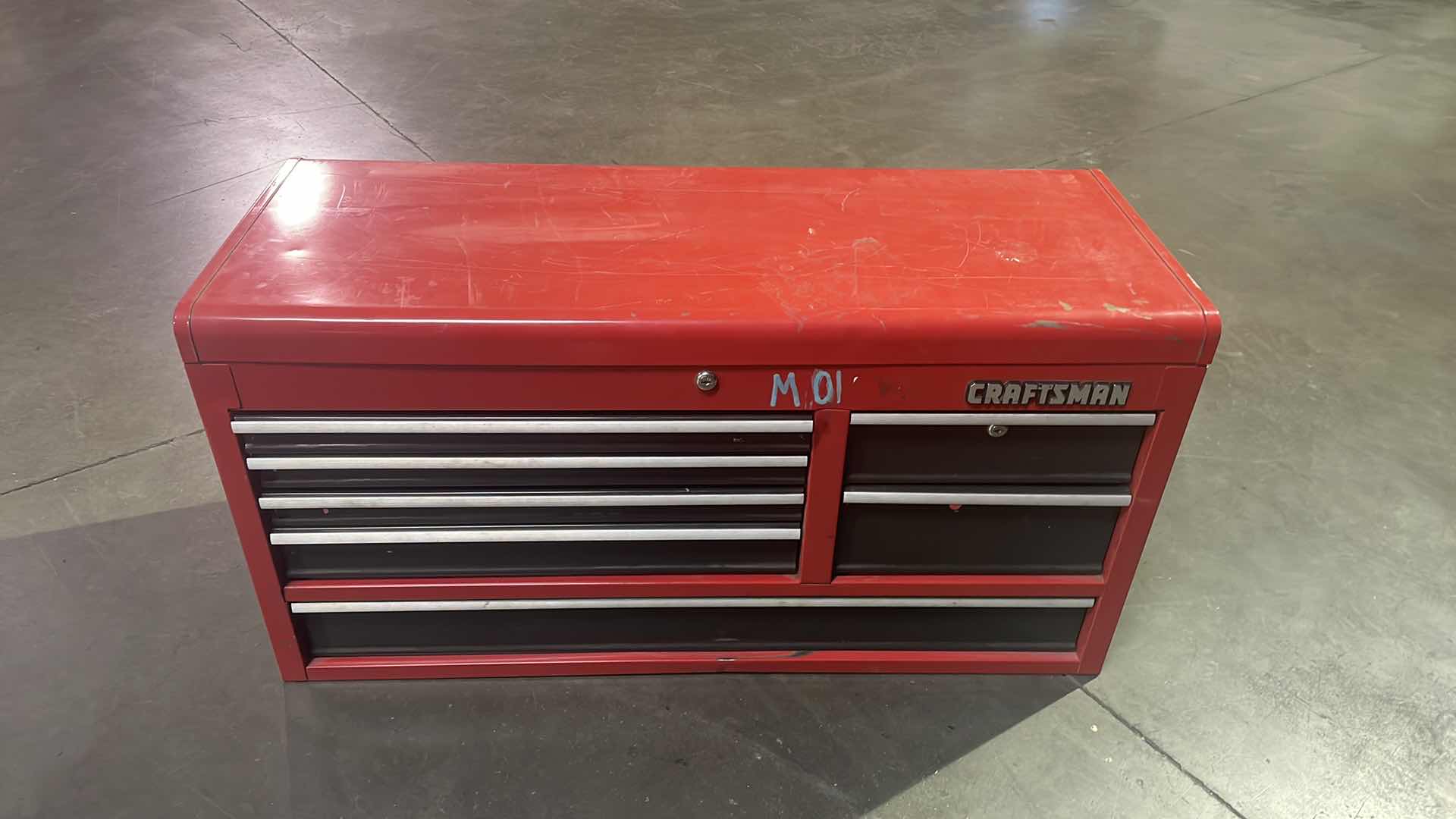 Photo 1 of CRAFTSMAN 7 DRAWER TOOL BOX 41” x 16” x 21”