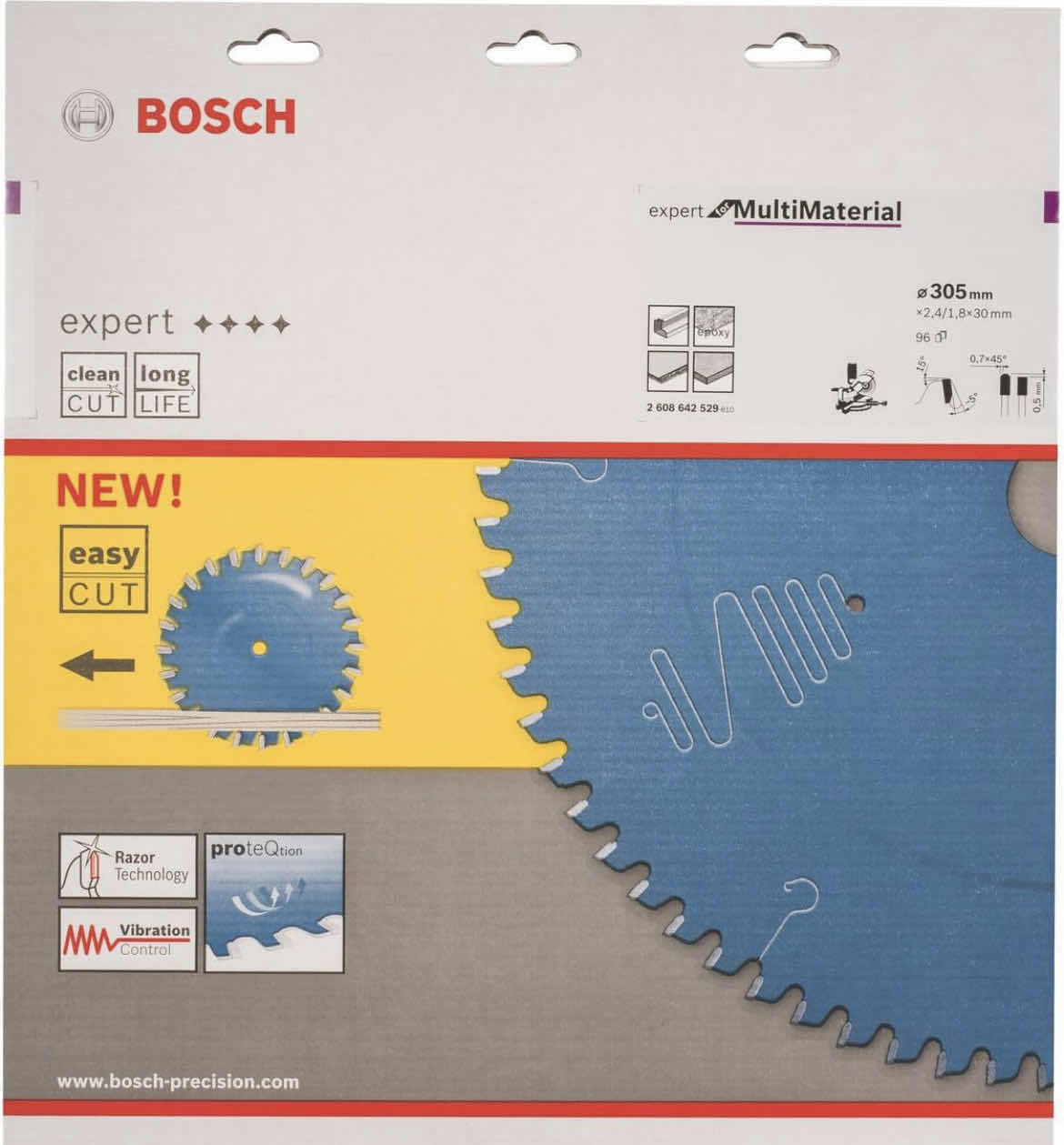 Photo 2 of BOSCH 2608642529 EXPERT FOR MULTI MATERIAL CIRCULAR SAW BLADE