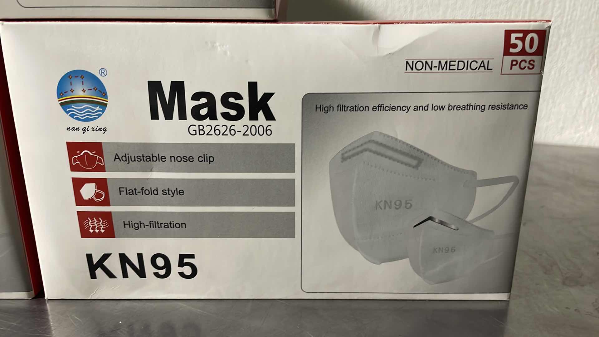 Photo 2 of KN 95 NON MEDICAL MASK (150)