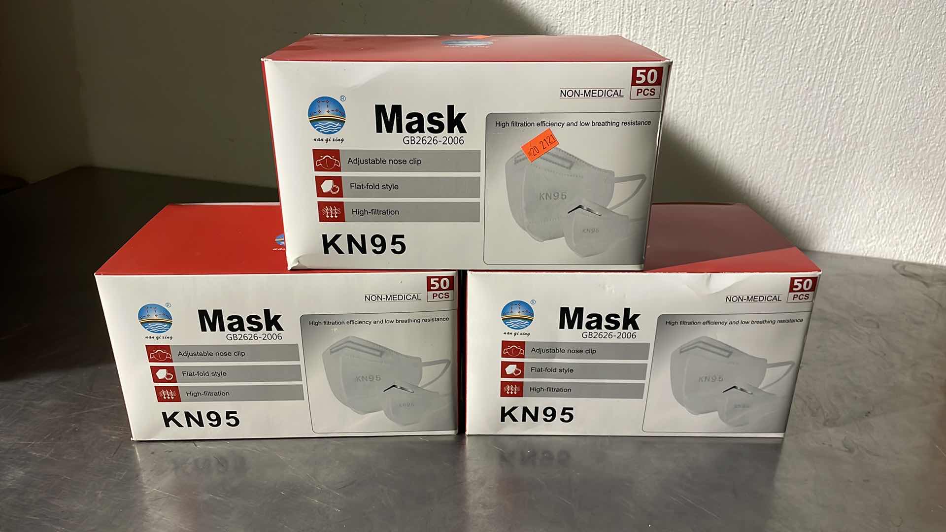 Photo 1 of KN 95 NON MEDICAL MASK (150)