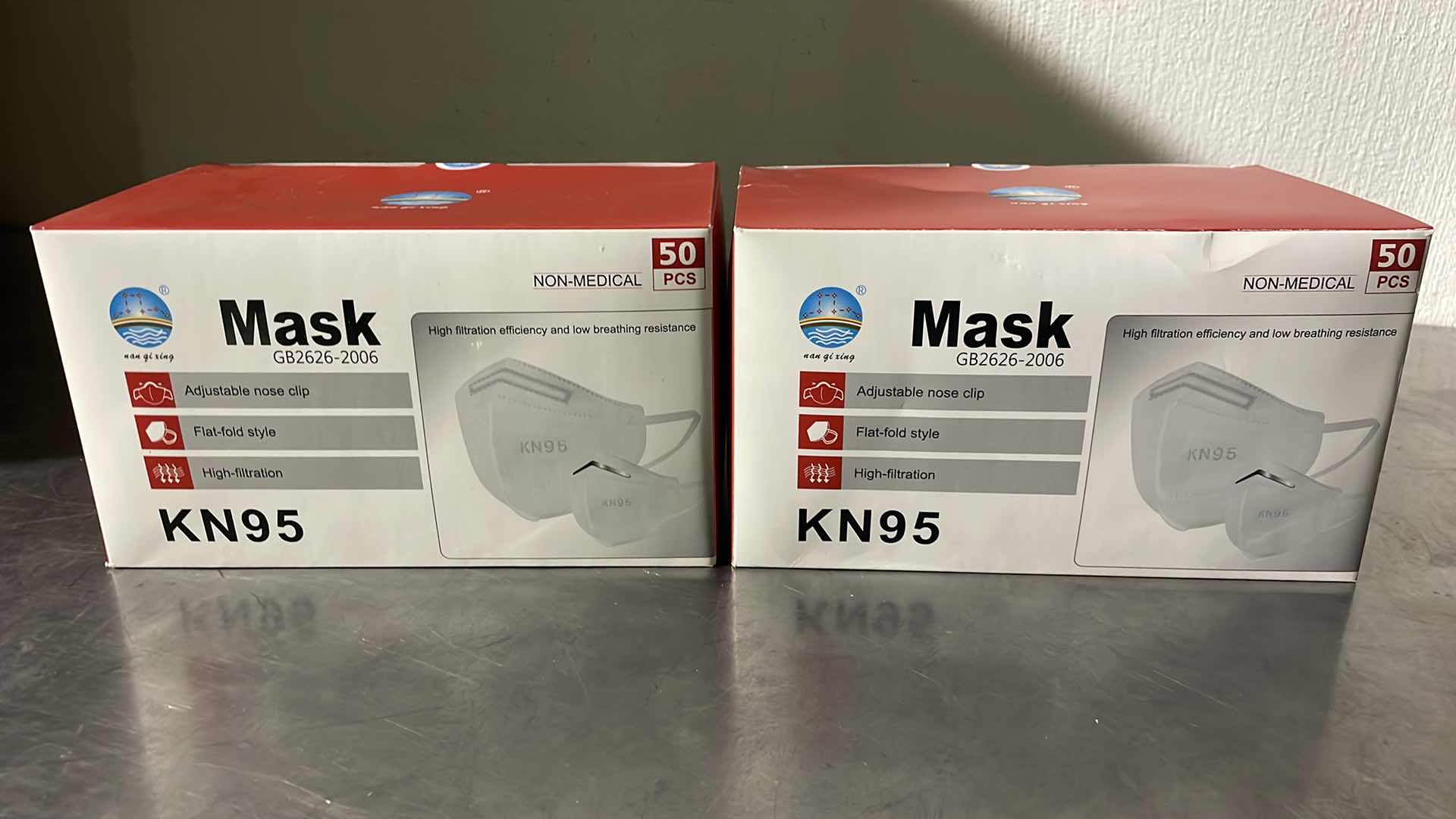 Photo 1 of KN 95 NON MEDICAL MASK (100)