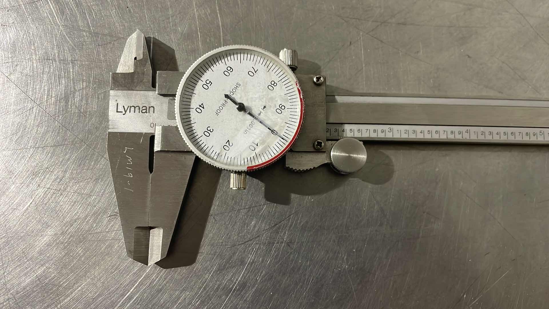 Photo 3 of LYMAN STAINLESS STEEL DIAL CALIPER 6”