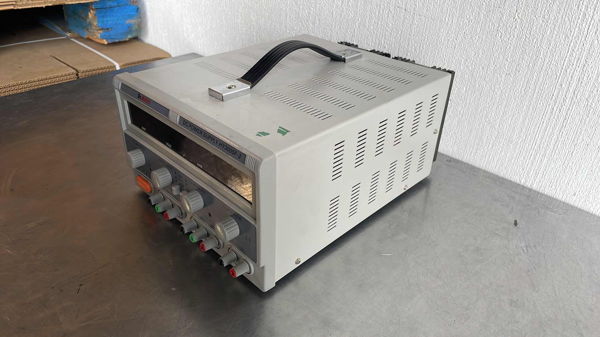 Photo 2 of DC POWER SUPPLY, HY3005F-3, DR.METER, 2 X 0-30VDC  0-5A & ONE FIXED OUTPUT 5V/3A