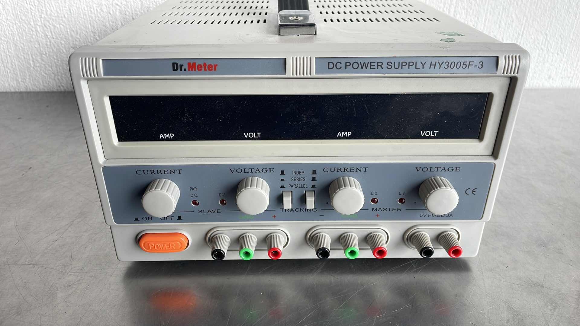 Photo 1 of DC POWER SUPPLY, HY3005F-3, DR.METER, 2 X 0-30VDC  0-5A & ONE FIXED OUTPUT 5V/3A