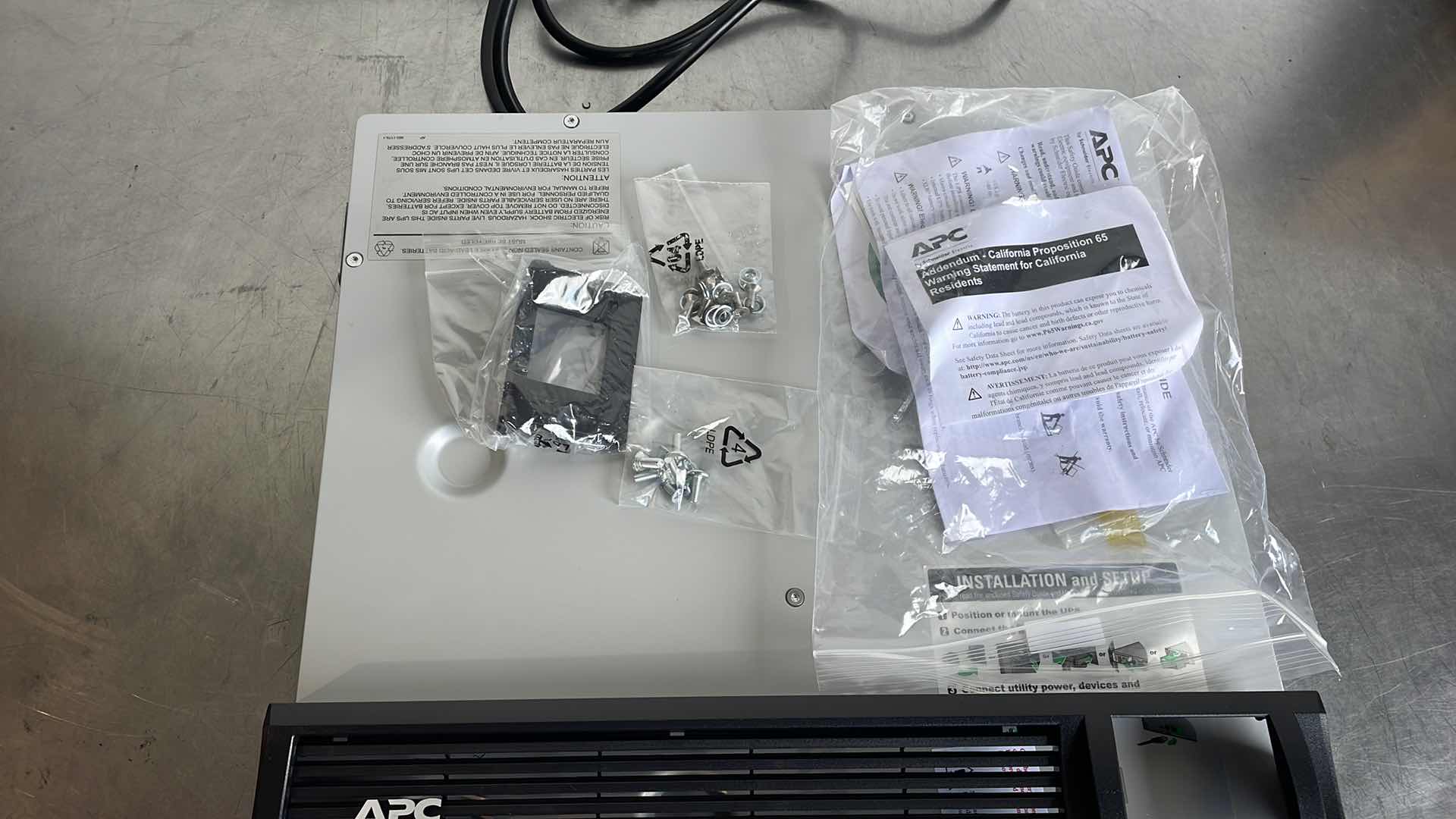 Photo 2 of APC SMART UPS 1500VA LCD UNINTERRUPTED POWER SUPPLY