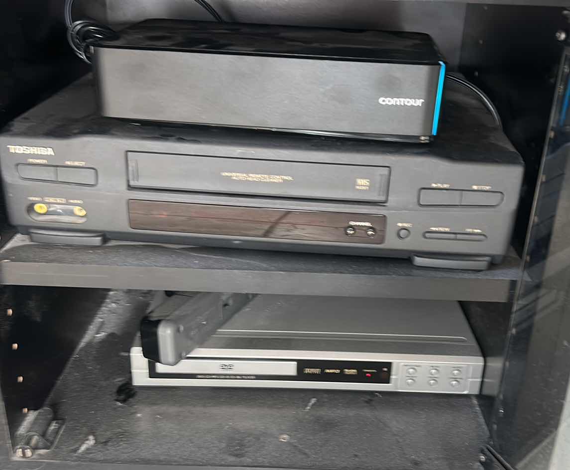 Photo 1 of ELECTRONICS - SAMSUNG VHS AND NORCENT DVD PLAYER