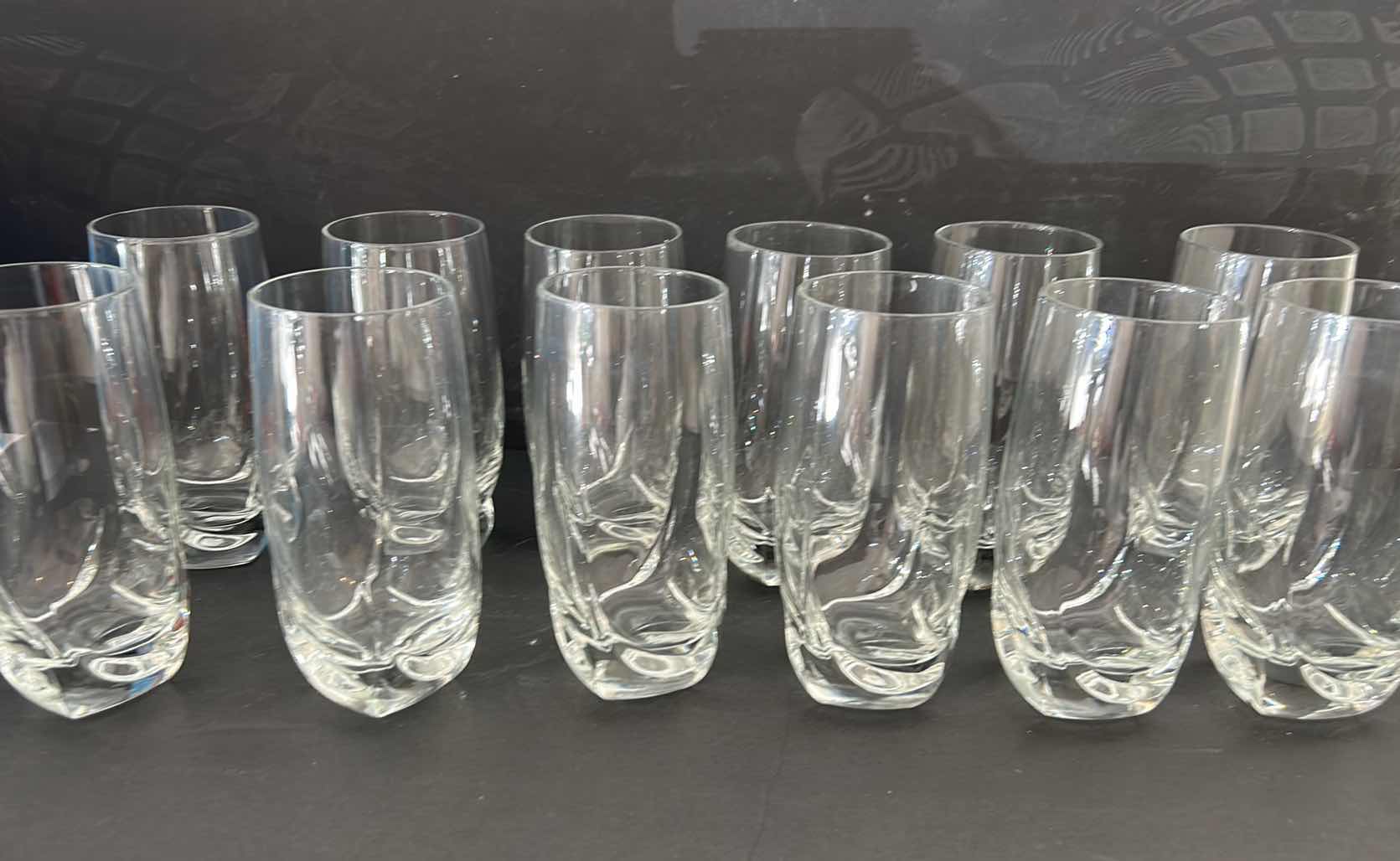 Photo 1 of 12 CRYSTAL DRINKING GLASSES