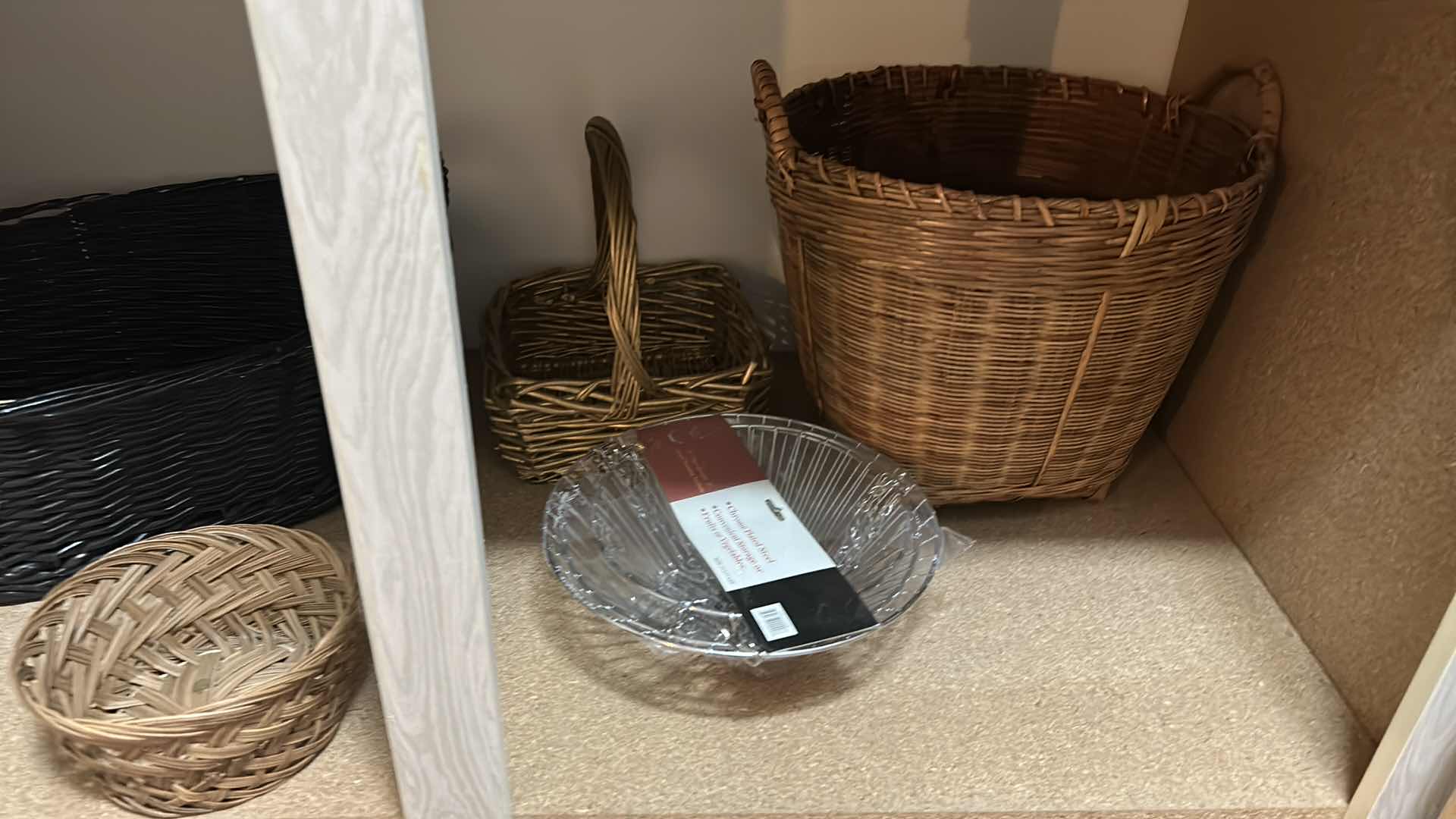 Photo 5 of SHELVES IN GARAGE - WICKER BASKETS