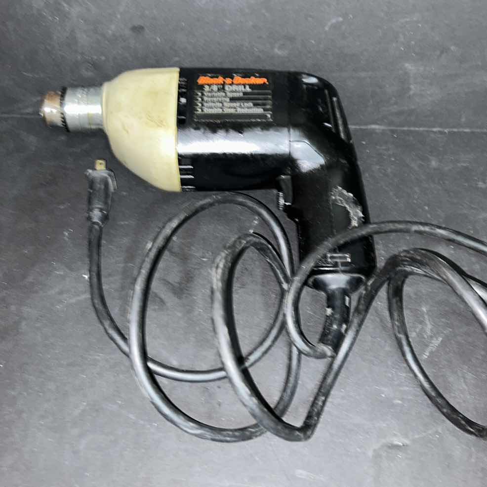 Photo 1 of BLACK AND DECKER POWER DRILL