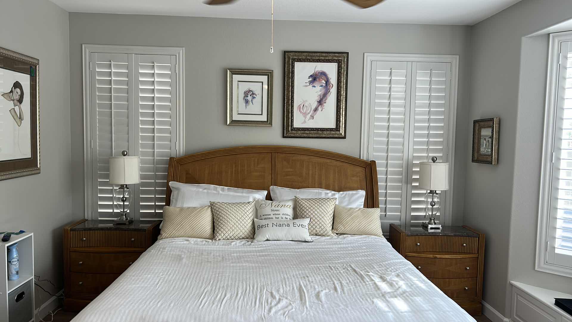 Photo 6 of CALLEZIONE EUROPA WOOD KING BED FRAME 80“ x 99“