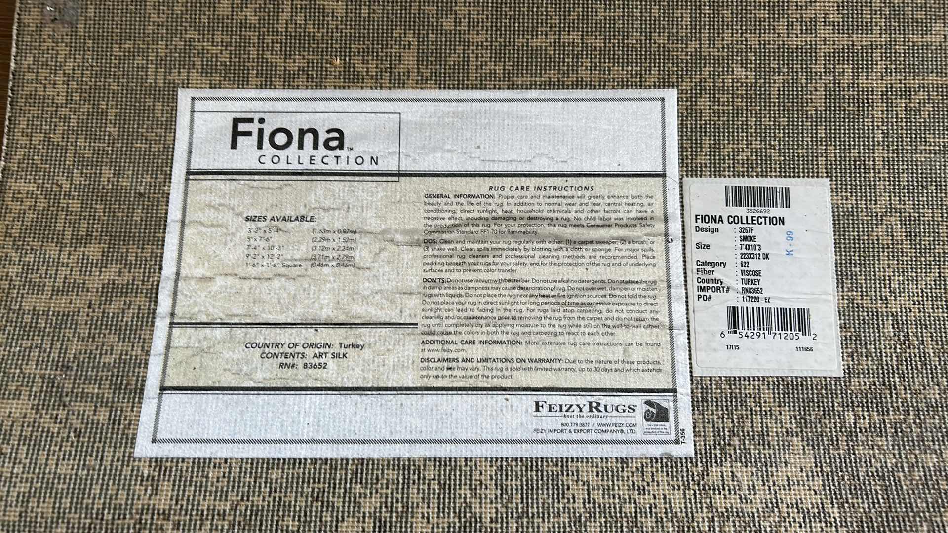 Photo 5 of FEIZY RUGS- FIONA, IVORY AND BEIGE CARPET 7‘,4“ by 10‘3“