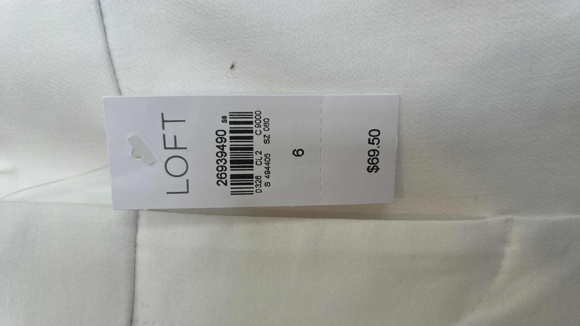 Photo 4 of NEW ANNE TAYLOR LOFT WHITE PANTS $69.50