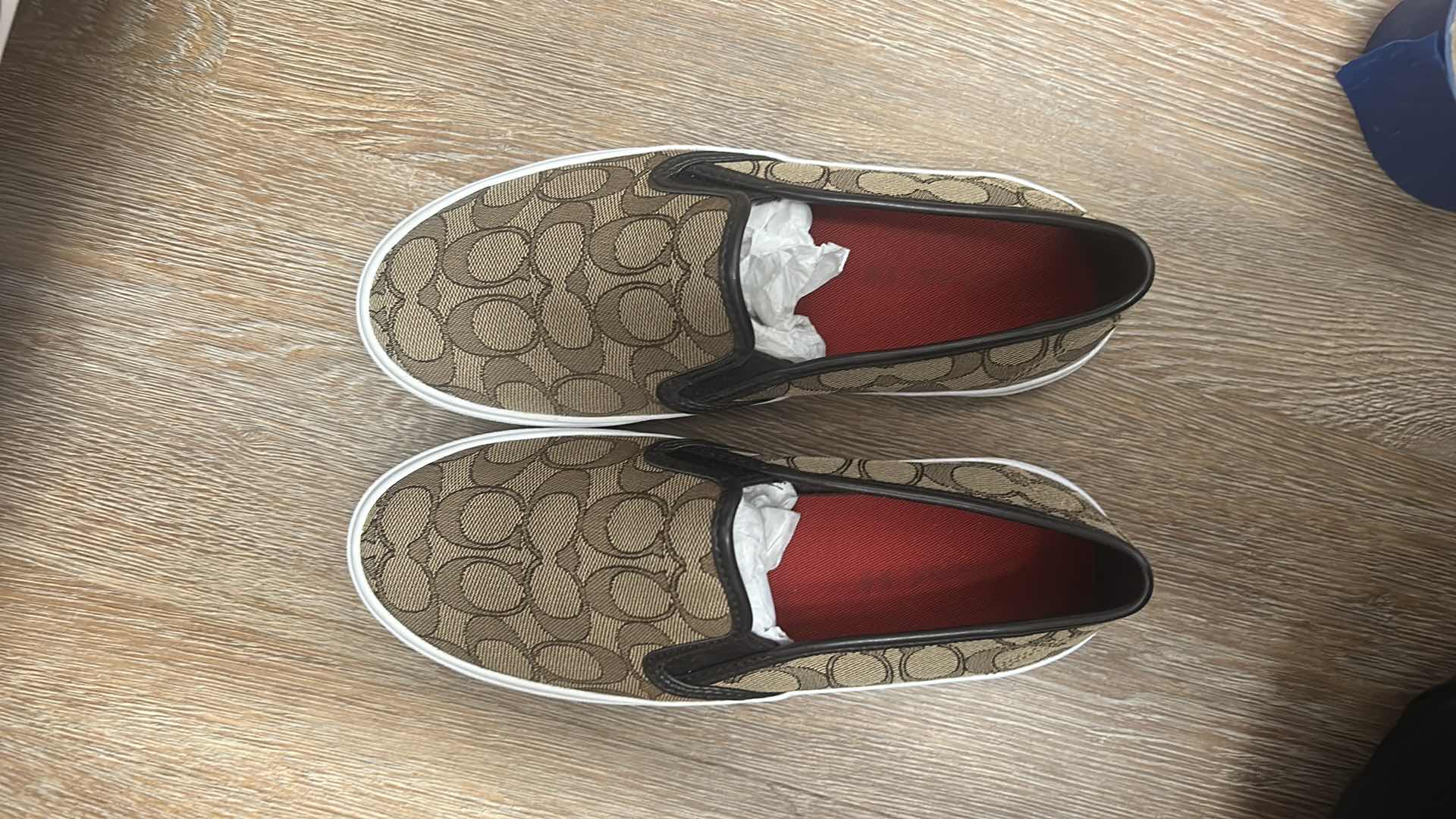 Photo 5 of NEW WOMENS COACH SLIP ON SHOES - CHRISSY OUTLINE SIZE 7.5M