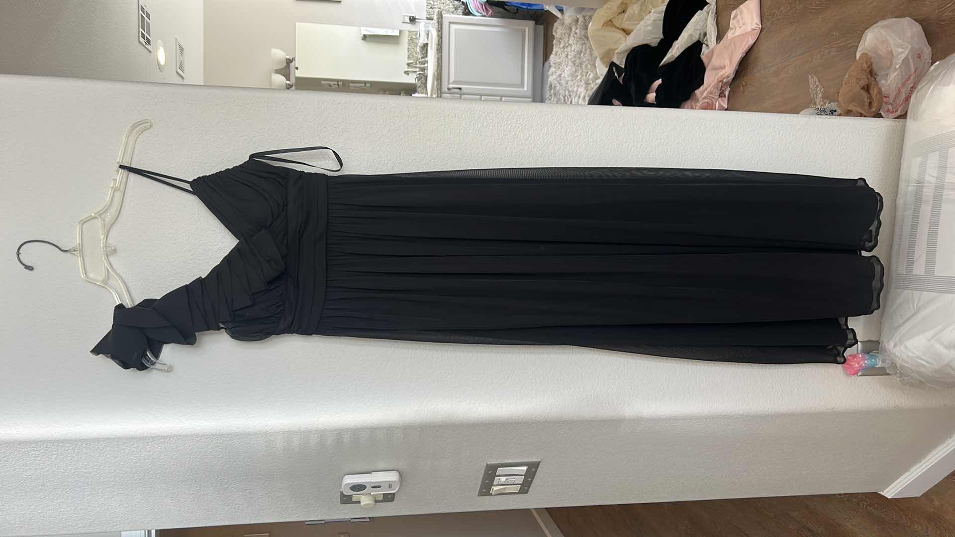 Photo 2 of 3 WOMENS FLOOR LENGTH BLACK FORMAL DRESSES AND JACKET