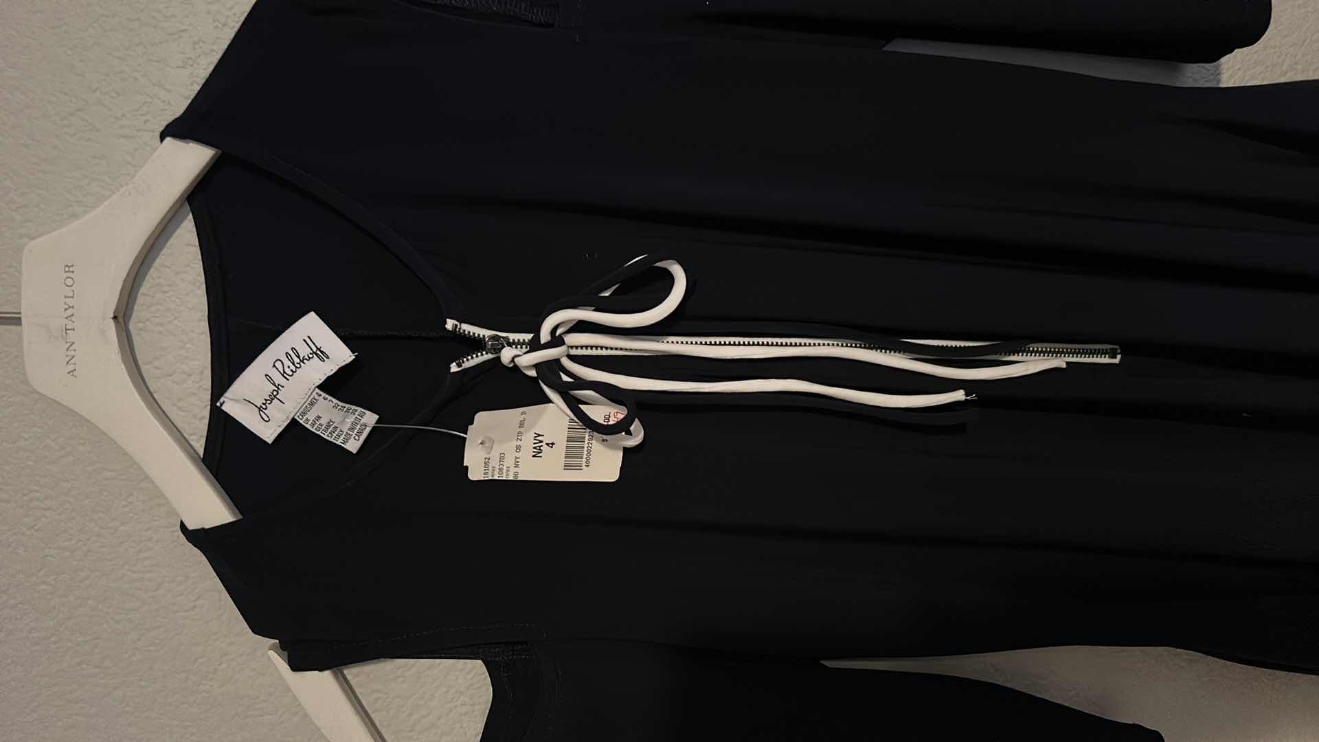Photo 2 of NEW NAVY COLD SHOULDER DRESS $163.49