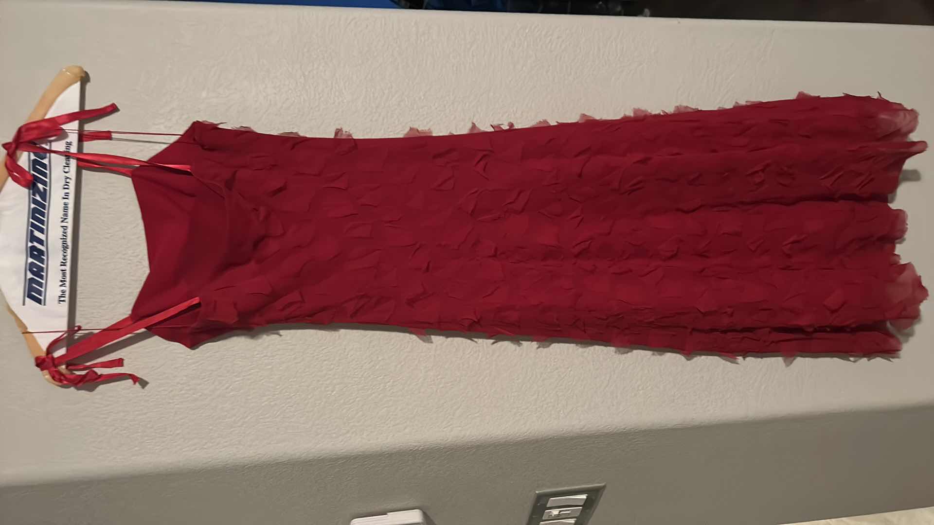 Photo 4 of ANNE KLEIN RED FORMAL LONG DRESS SIZE 4