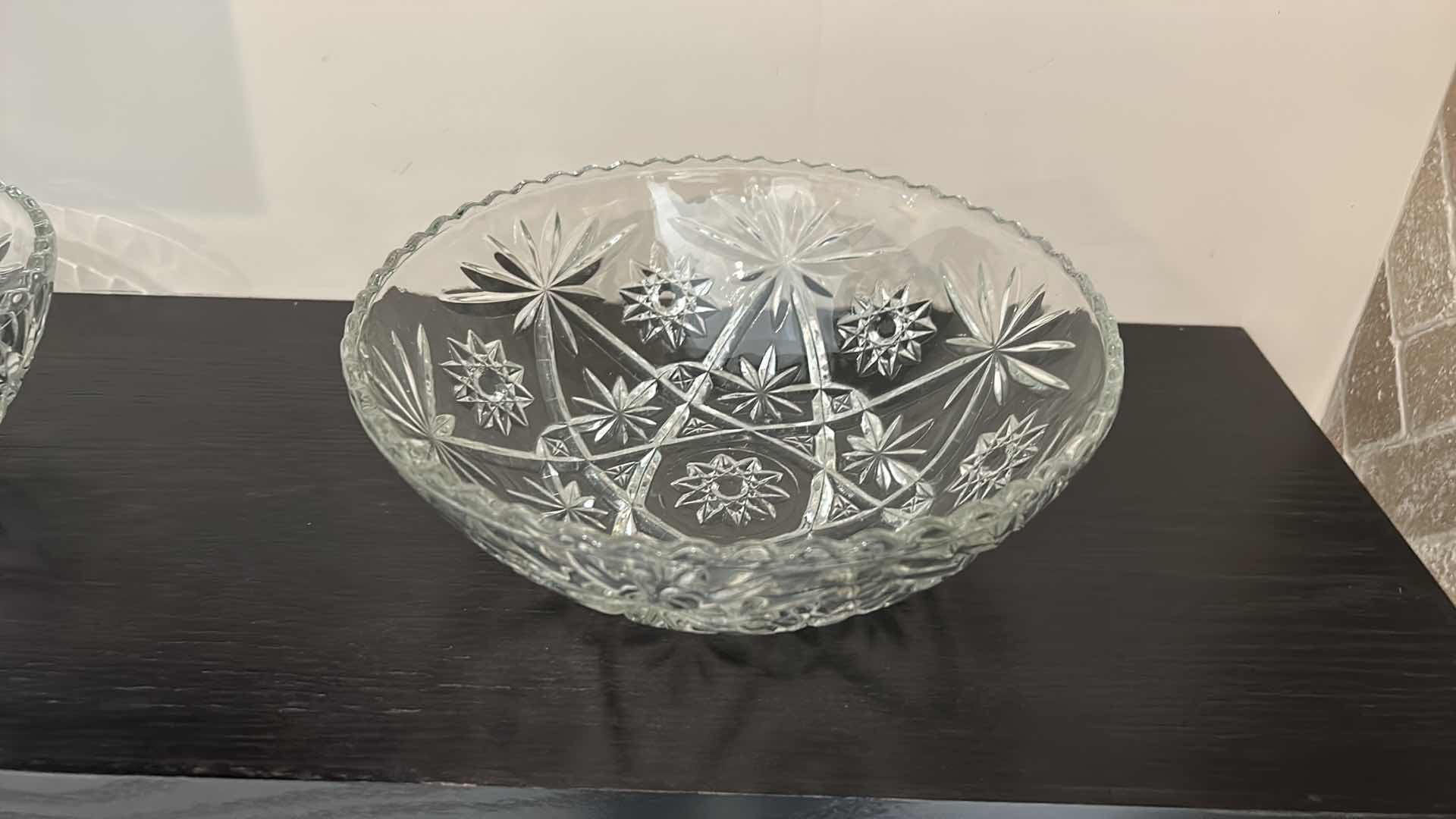 Photo 3 of 2 CRYSTAL BOWLS 11” x 3 1/2”