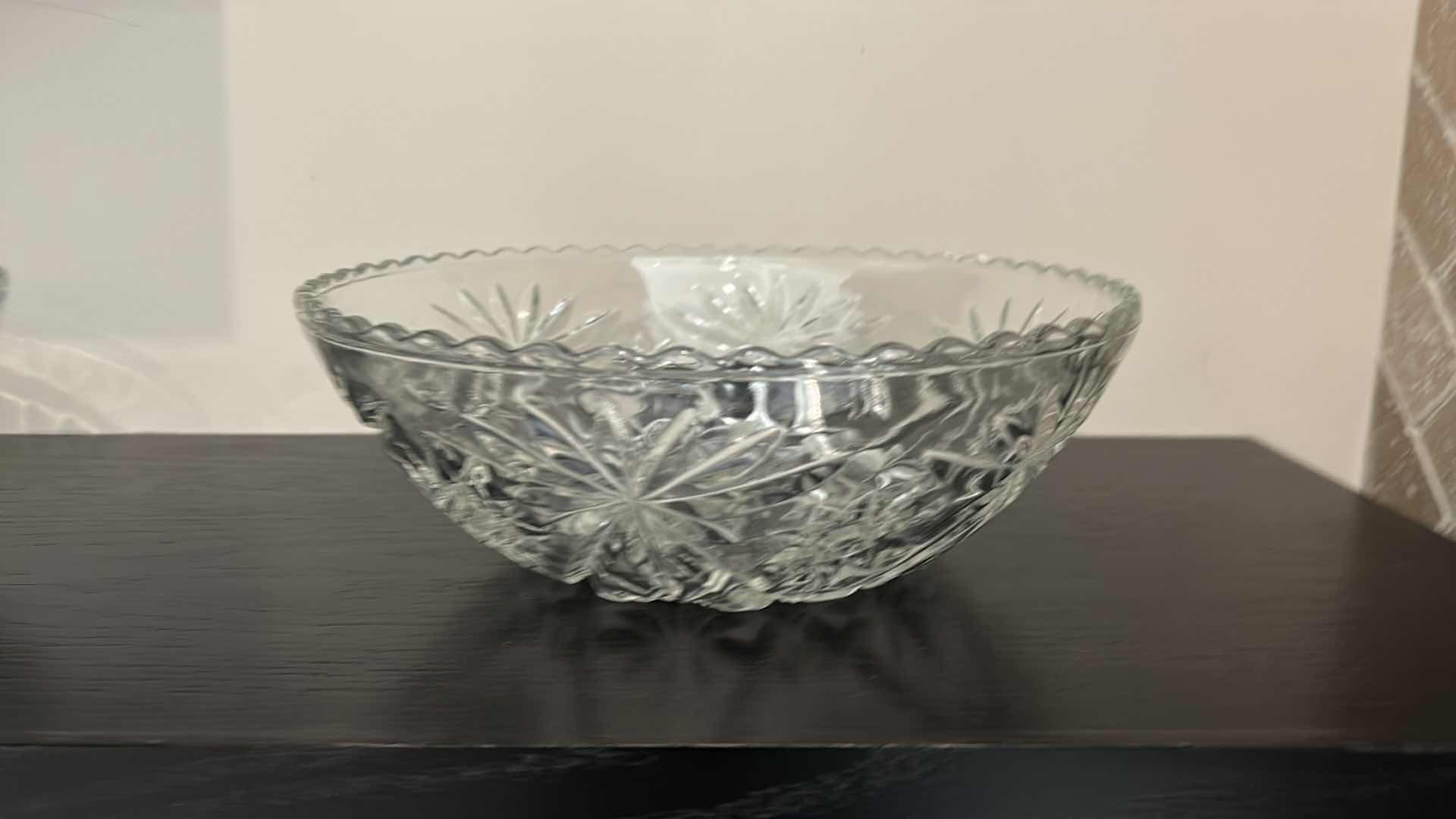 Photo 2 of 2 CRYSTAL BOWLS 11” x 3 1/2”