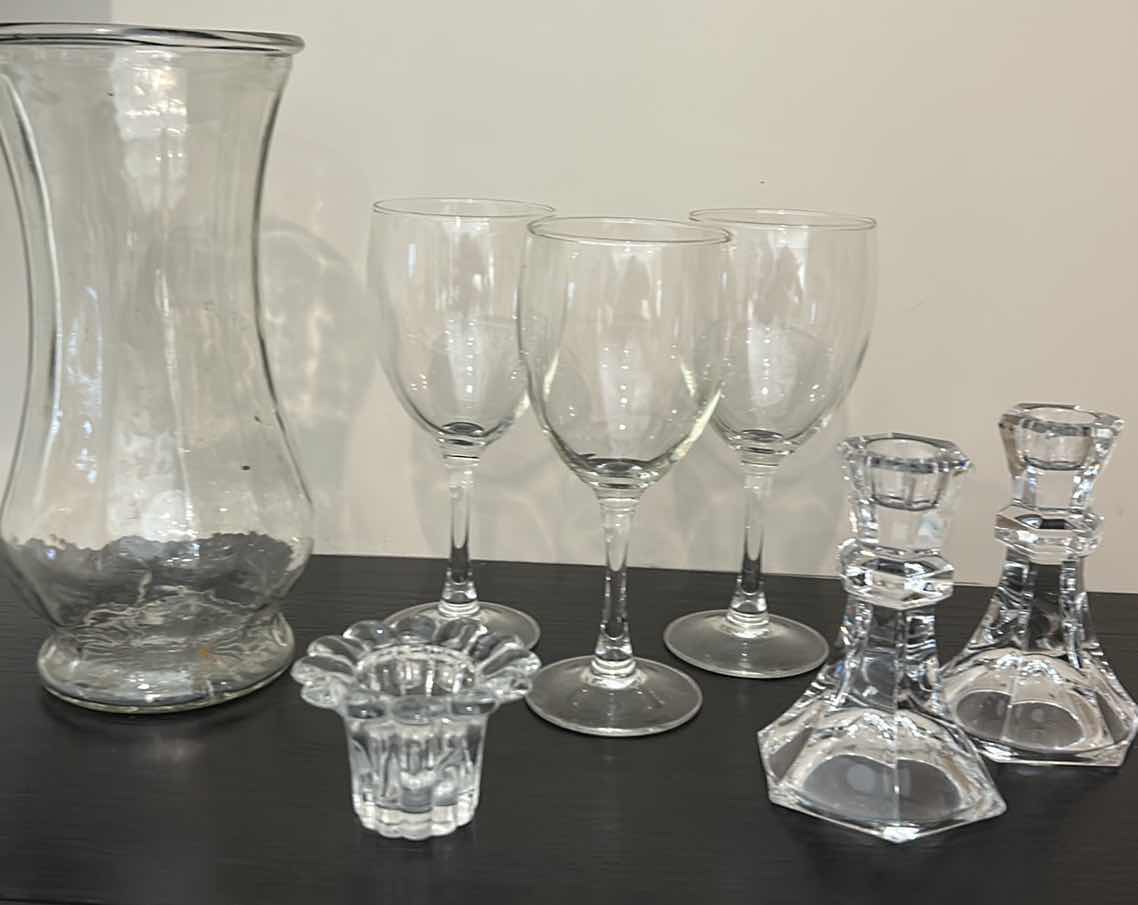 Photo 1 of CRYSTAL AND GLASS ASSORTMENT