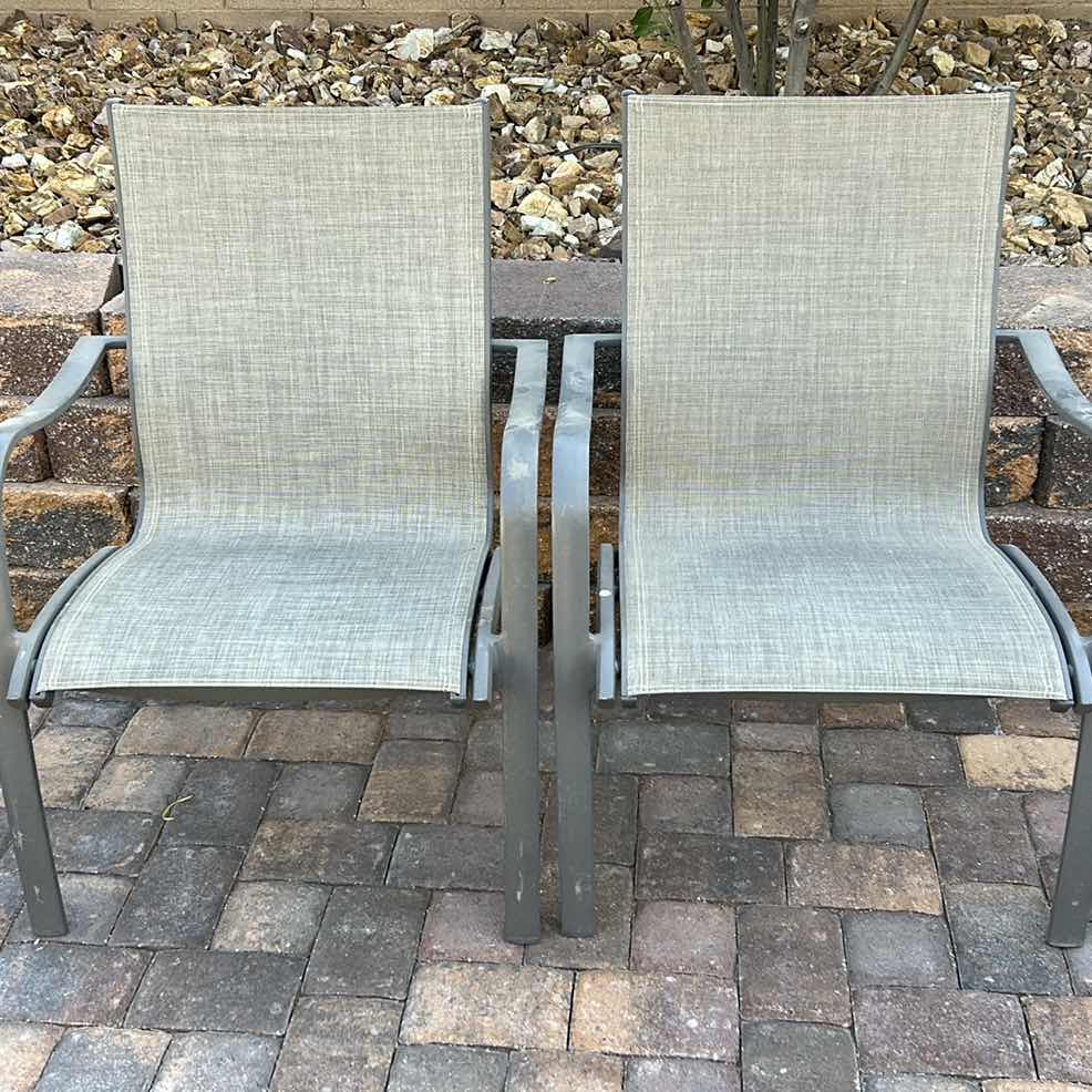 Photo 1 of 2 OUTDOOR PATIO CHAIRS