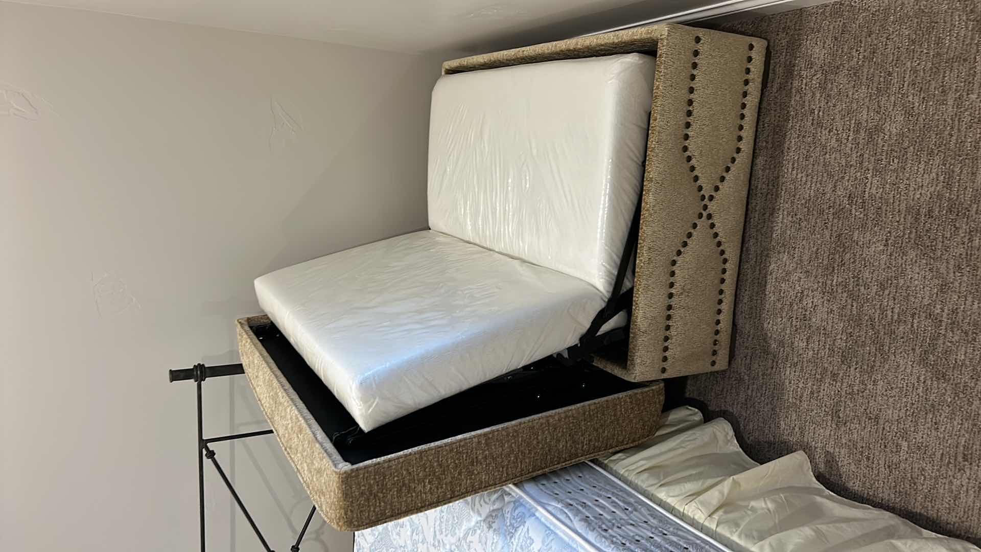 Photo 2 of OTTOMAN 32” x 45” THAT FOLDS OUT TO TWIN BED