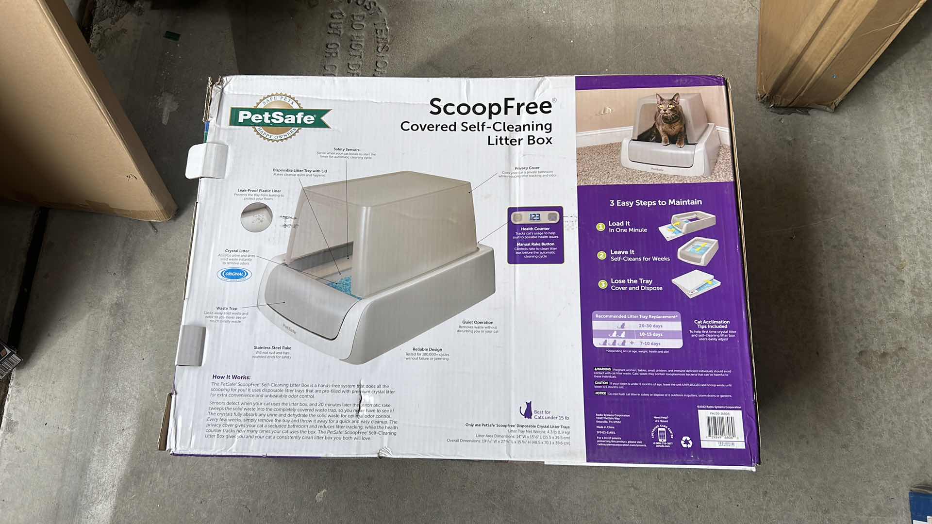 Photo 4 of NEW SCOOP FREE COVERED SELF CLEANING LITTER BOX
