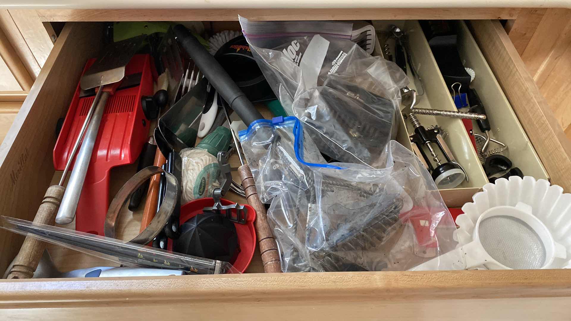 Photo 1 of CONTENTS OF 2 KITCHEN DRAWERS COOKING TOOLS
