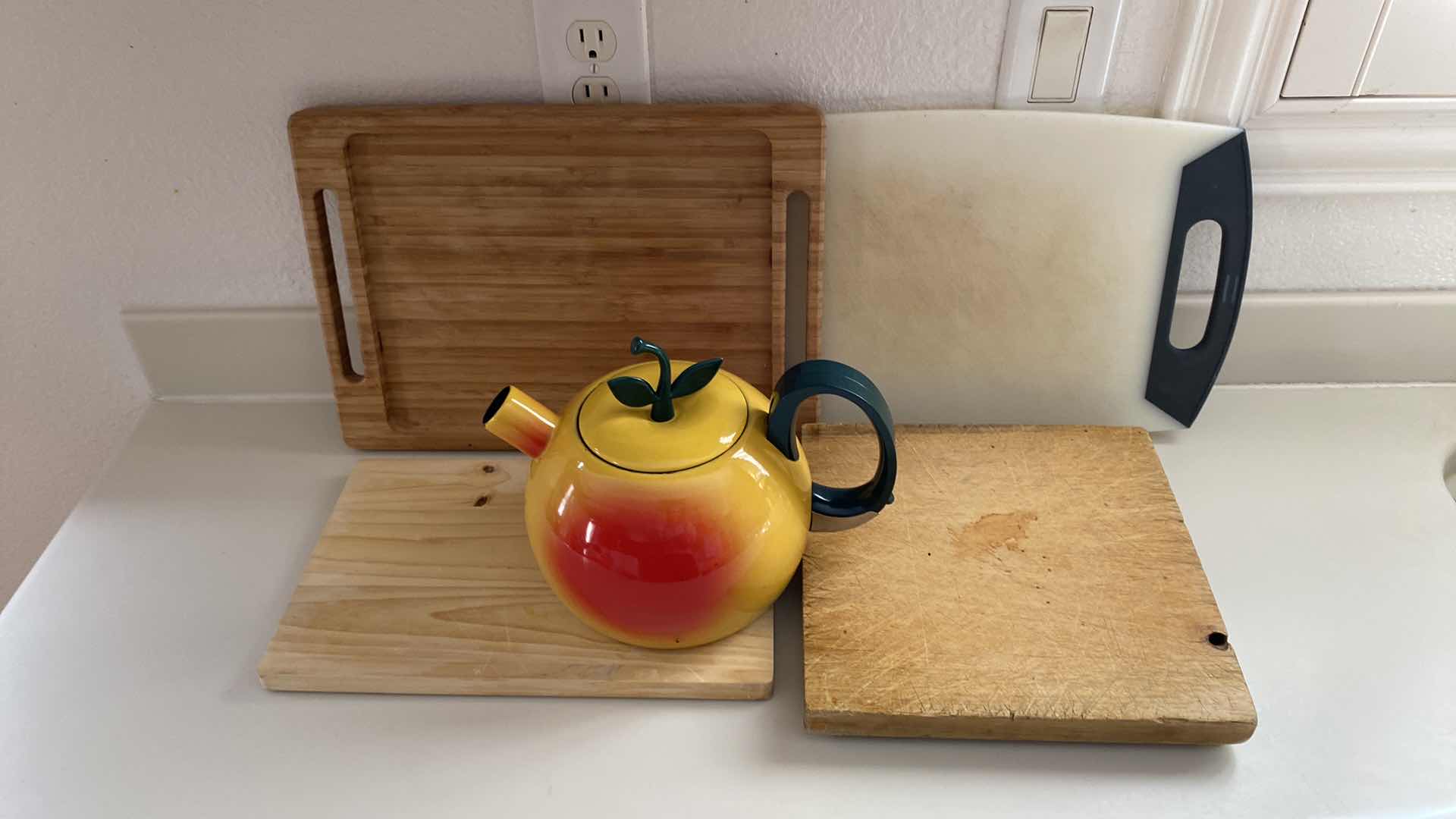 Photo 2 of CUTTING BOARDS & TEAPOT