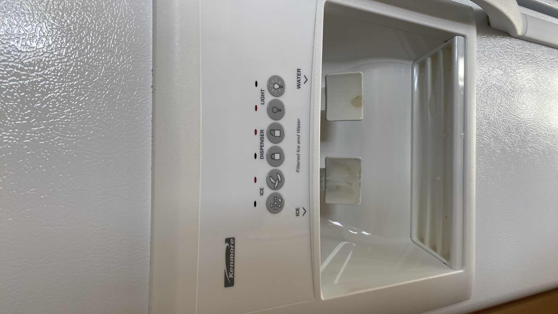 Photo 2 of KENMORE WHITE SIDE BY SIDE REFRIGERATOR WITH ICE MAKER