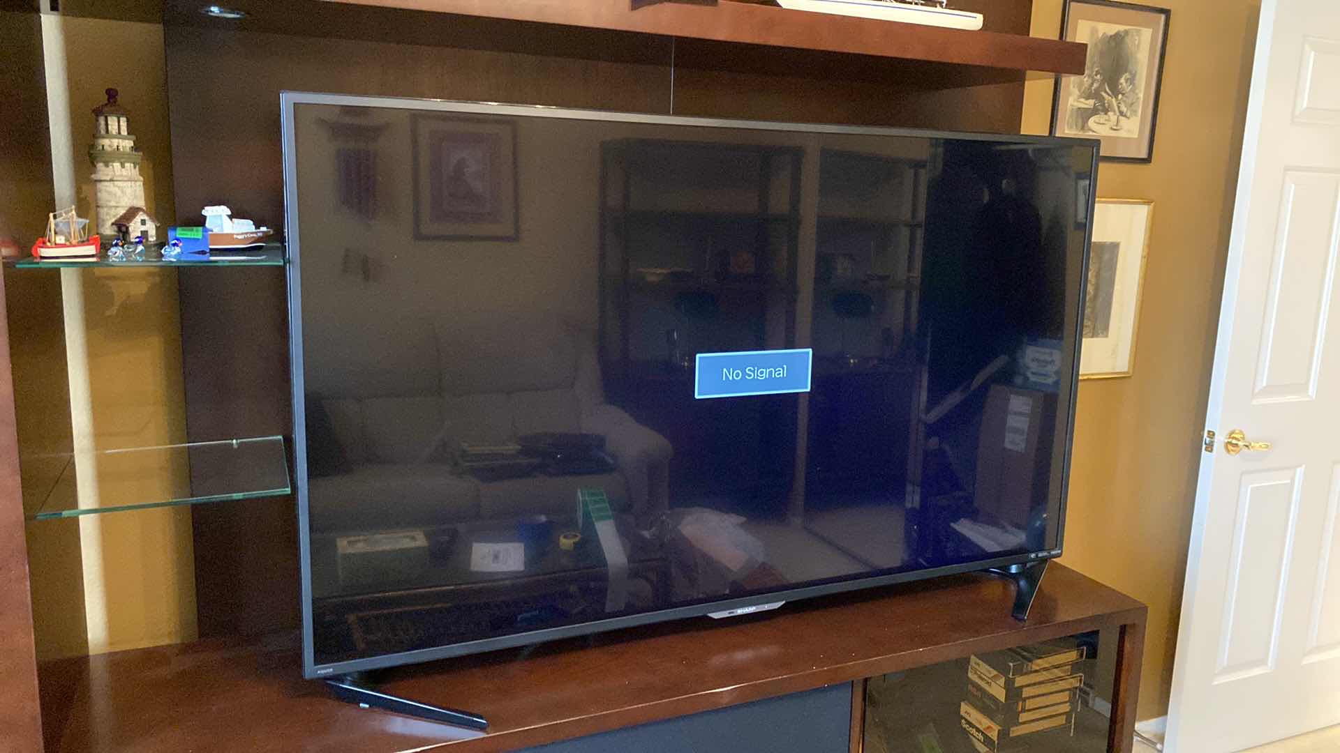 Photo 2 of SHARP AQUOS 65” TELEVISION  WITH REMOTE