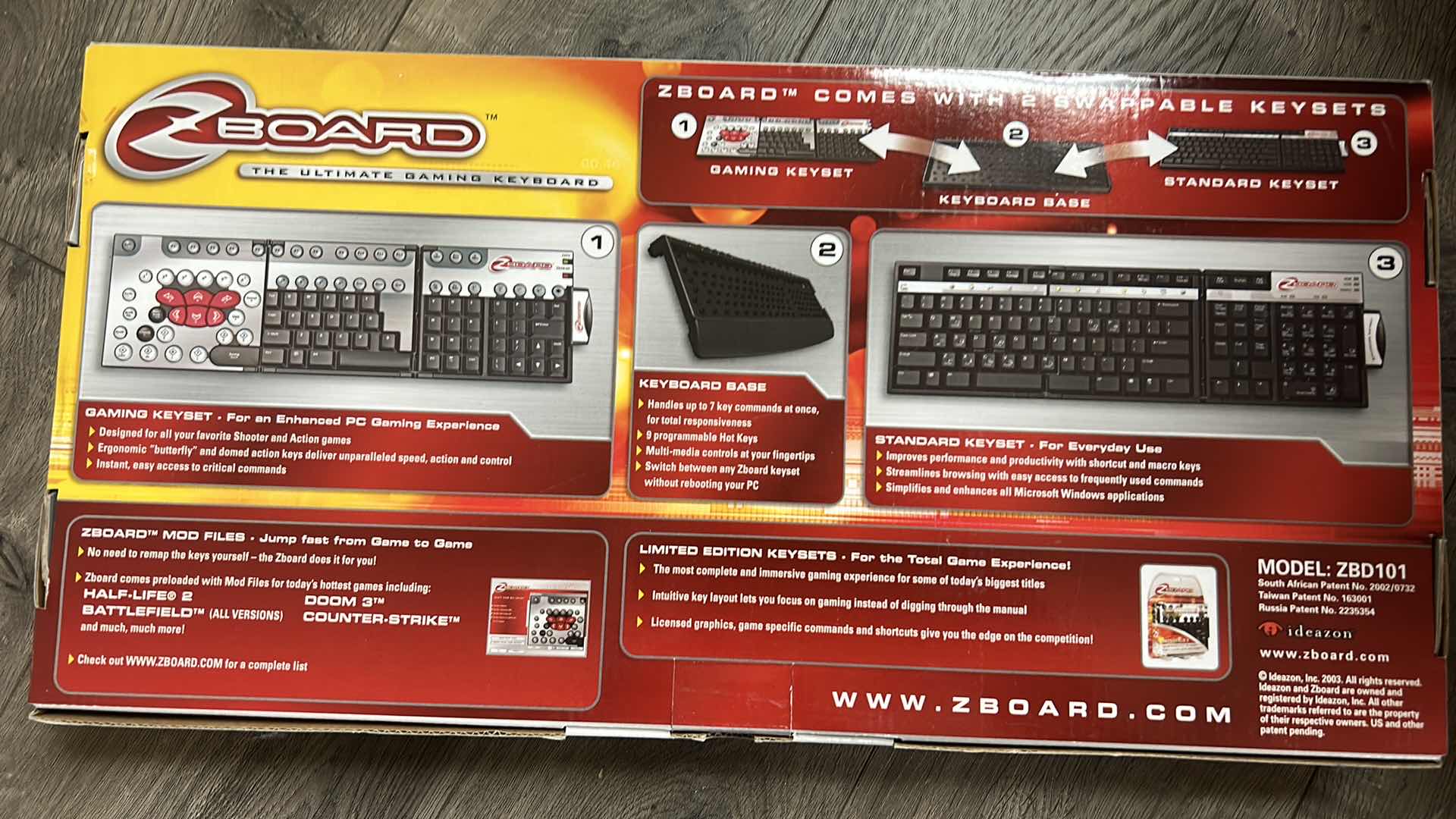 Photo 2 of NEW Z BOARD- THE ULTIMATE GAMING KEYBOARD