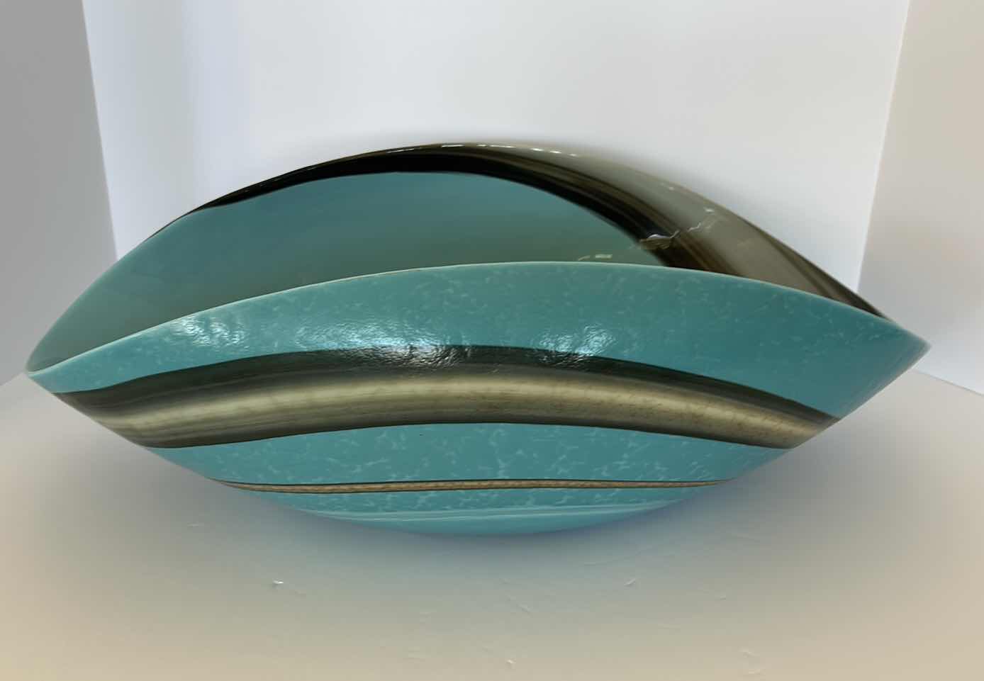 Photo 5 of  ANTHROPOLOGIE GLASS BOWL 20 1/2” x 12 1/2 x 7”