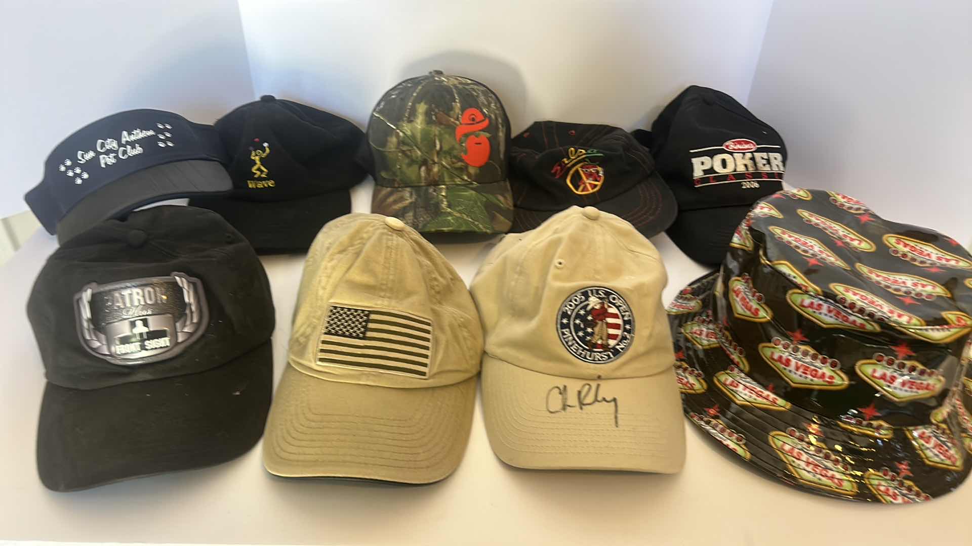 Photo 1 of 9 HATS - SIGNED “CHRIS RILEY” US OPEN