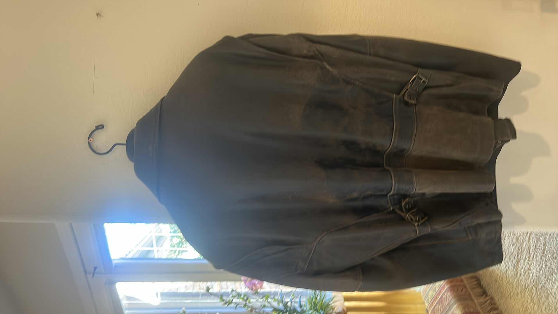 Photo 3 of VINTAGE LEATHER JACKET HANDMADE IN FLORENCE ITALY SIZE L