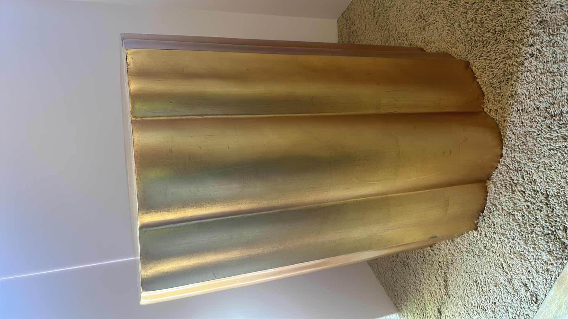 Photo 3 of GOLD ACCENT TABLE 18” x 24 1/2”