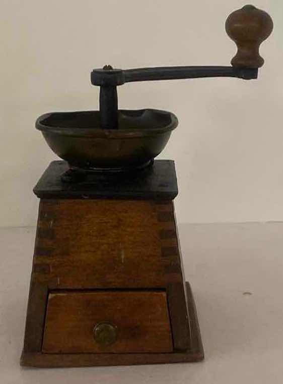 Photo 1 of ANTIQUE COFFEE MILL H 6”