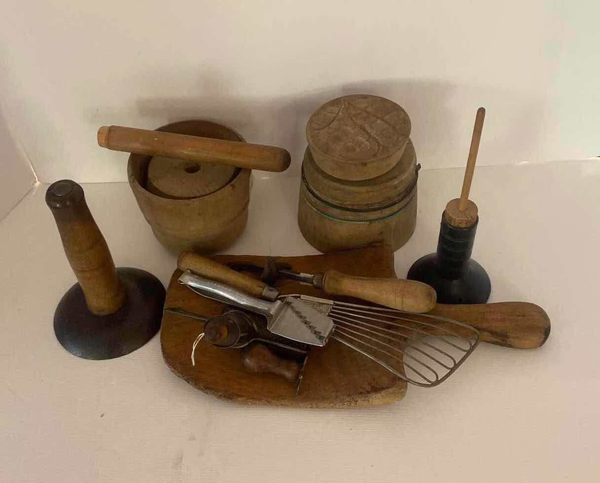 Photo 1 of ANTIQUE KITCHEN TOOLS