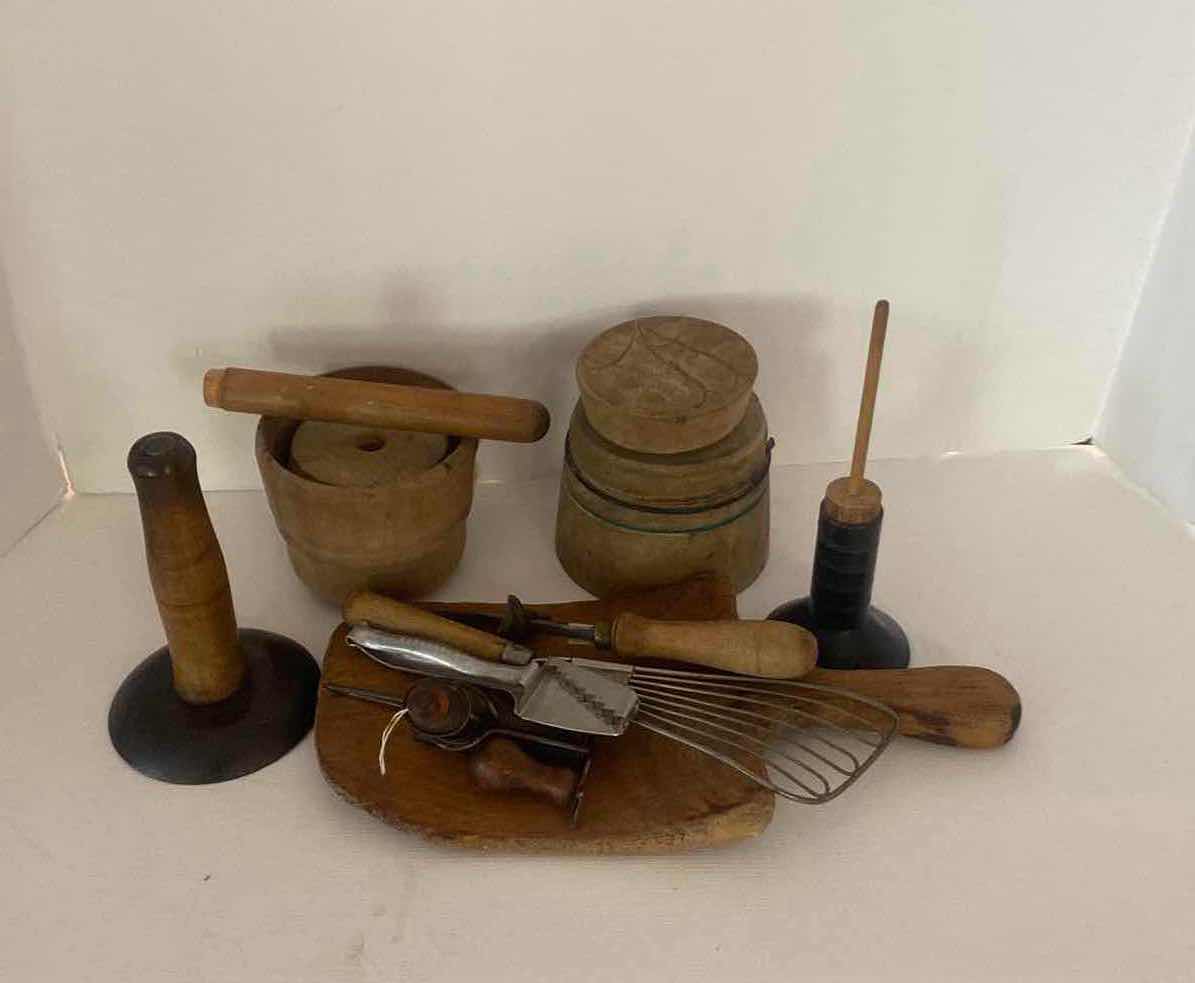 Photo 3 of ANTIQUE KITCHEN TOOLS