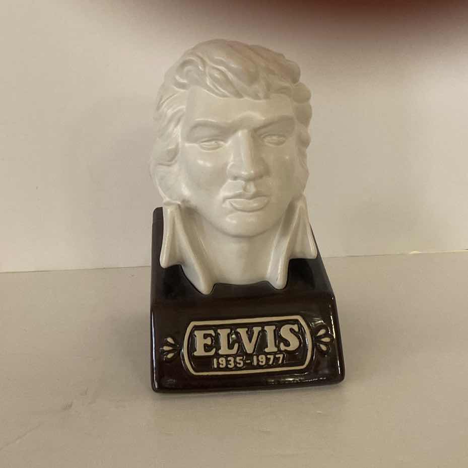 Photo 4 of EMPTY MCCORMICK  ELVIS DECANTER HEAD BUST 1977